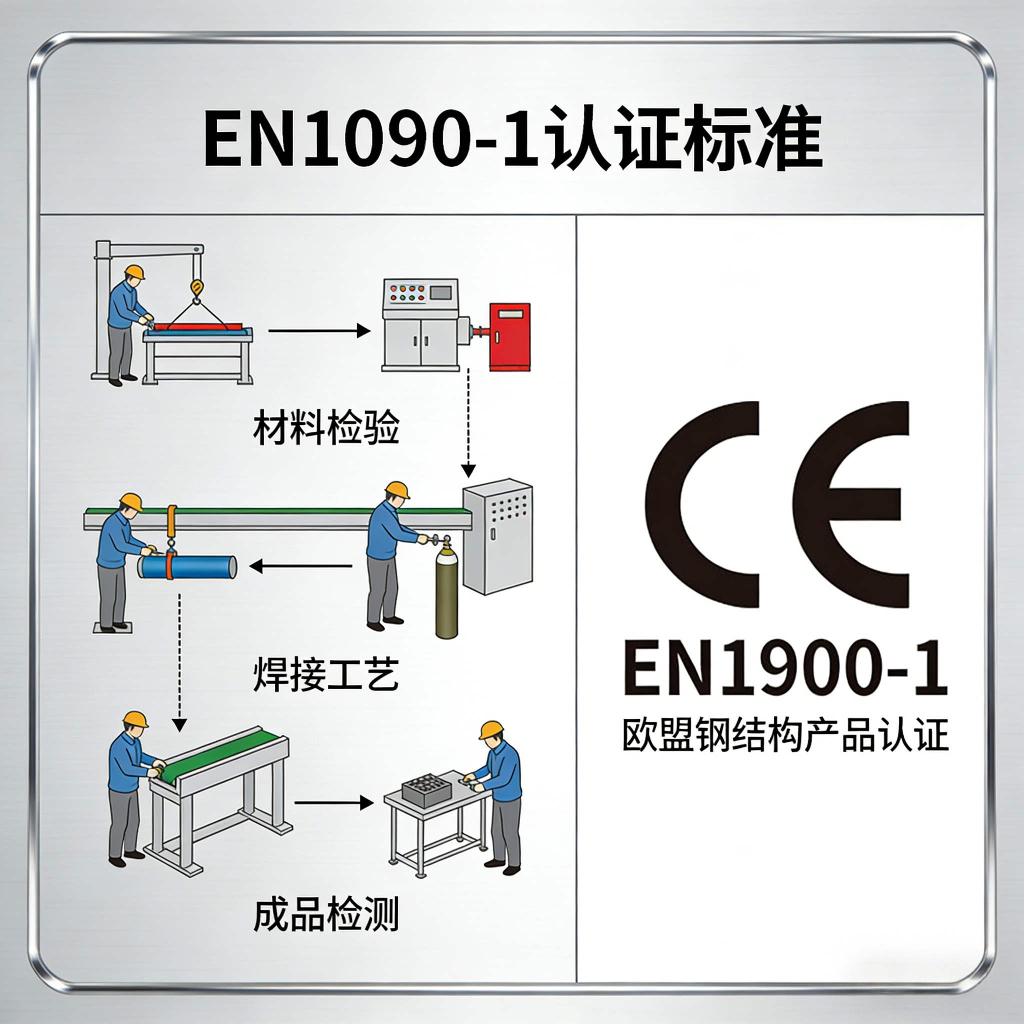 EN 1090-1:2009+A1:2011《钢结构和铝结构施工—第1部分：结构部件性能特征合格评定要求》标准解析与应用指导