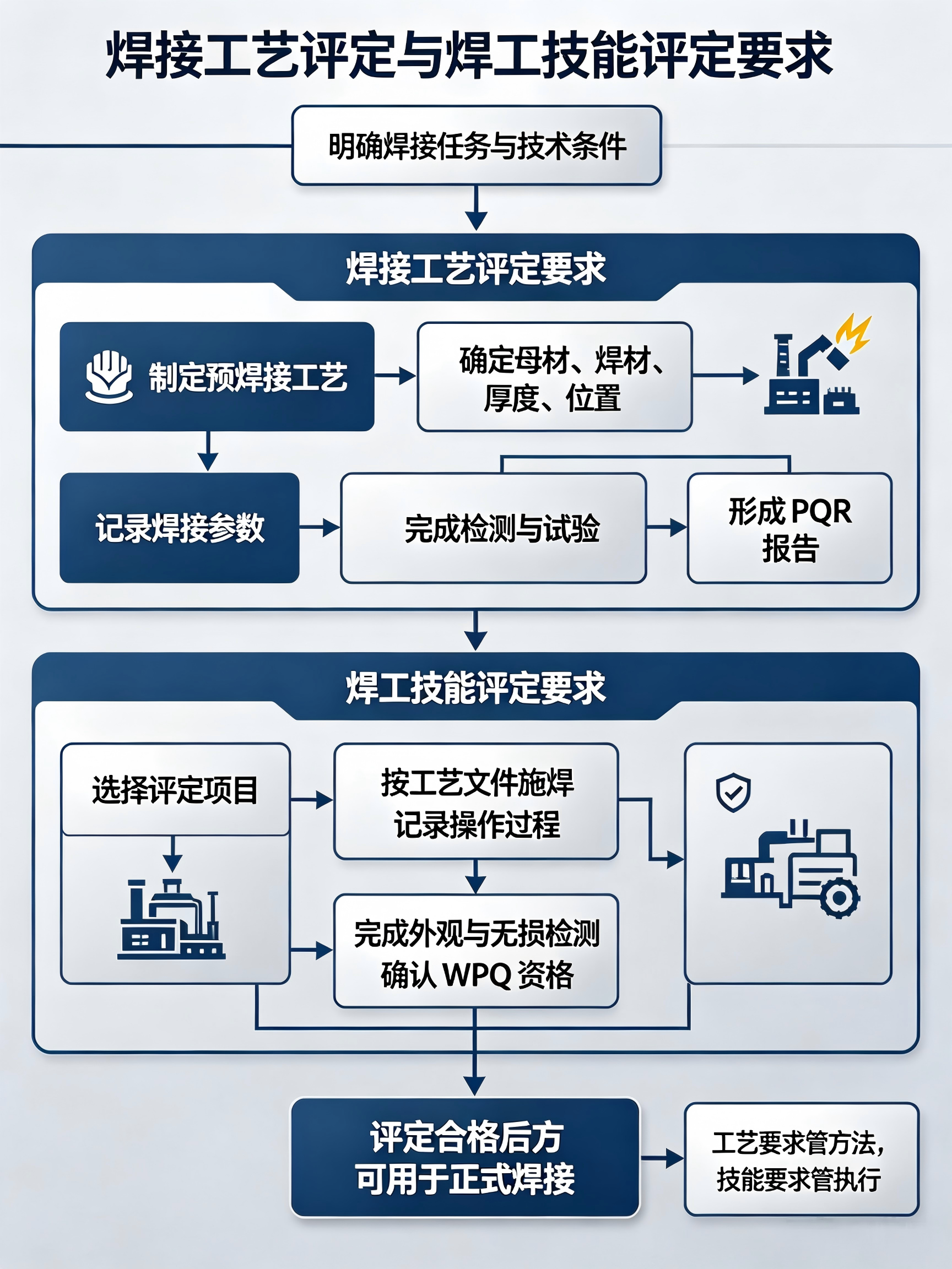 焊接工艺评定与焊工技能评定要求