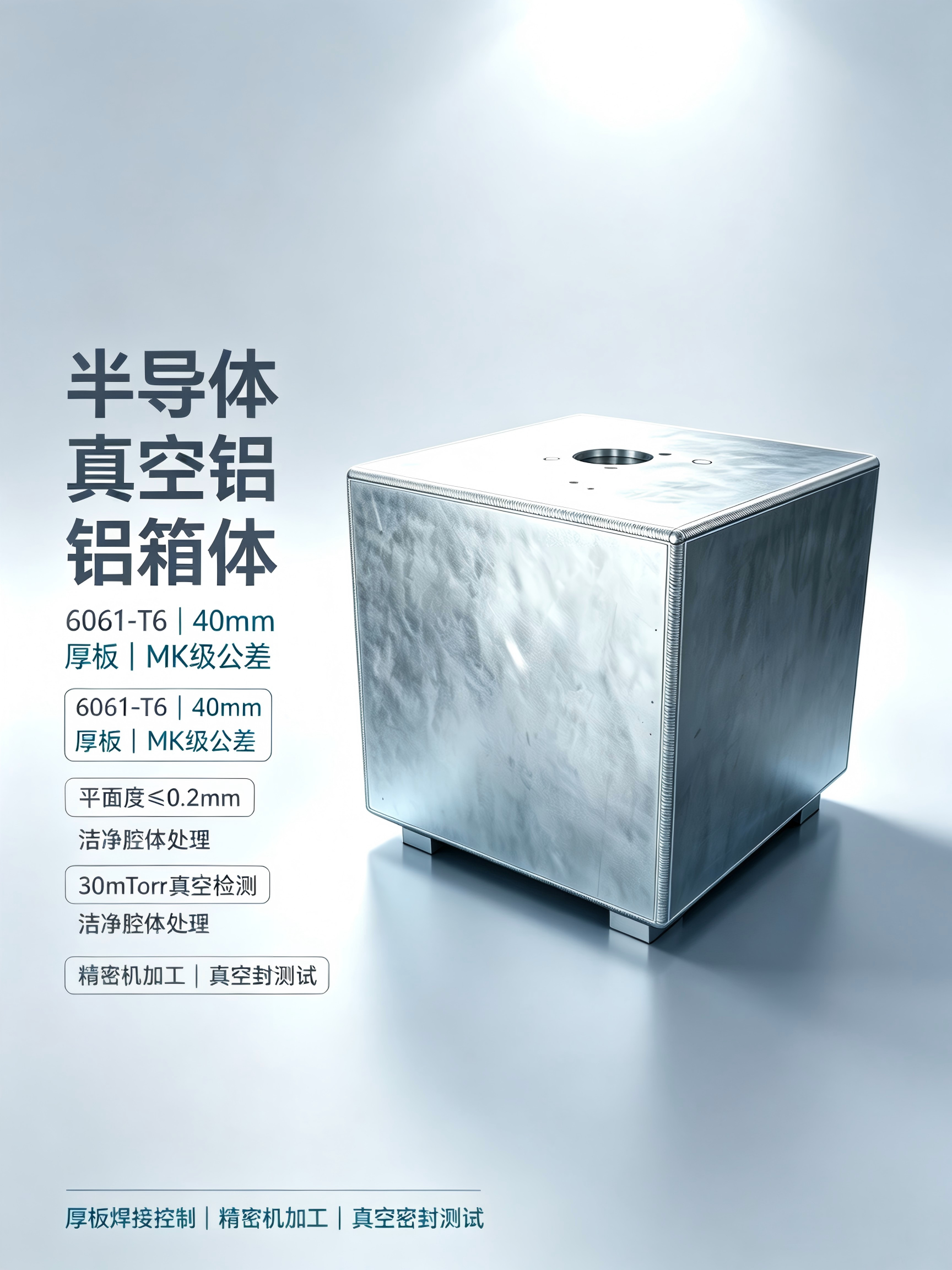 30mTorr真空密封背后：芯片清洗机铝箱体的６道关键工序