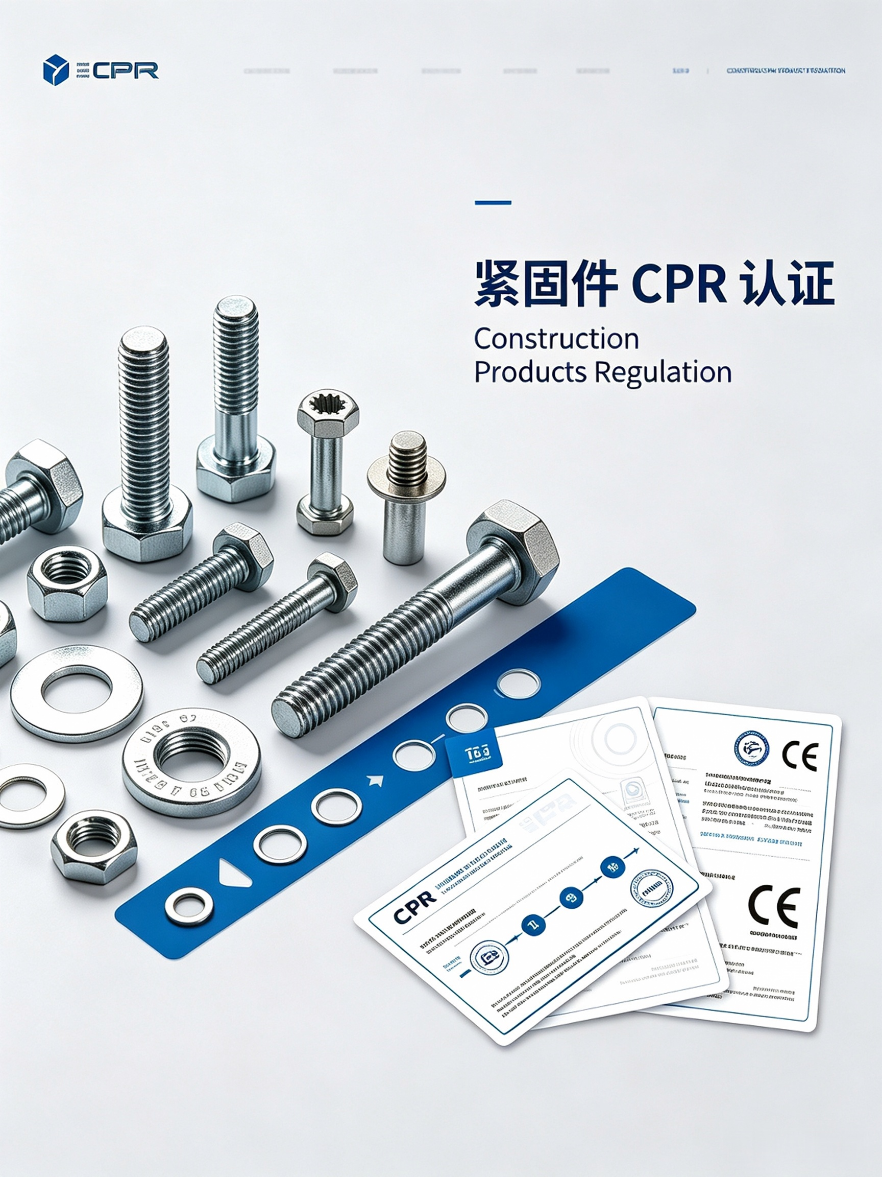 紧固件 CPR 认证：钢结构用螺栓、锚栓欧盟 CE 认证难点与检测项目